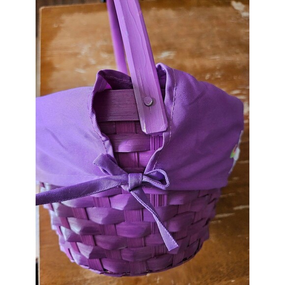 Purple Unicorn Easter Basket With Cloth Liner - Picture 4 of 8